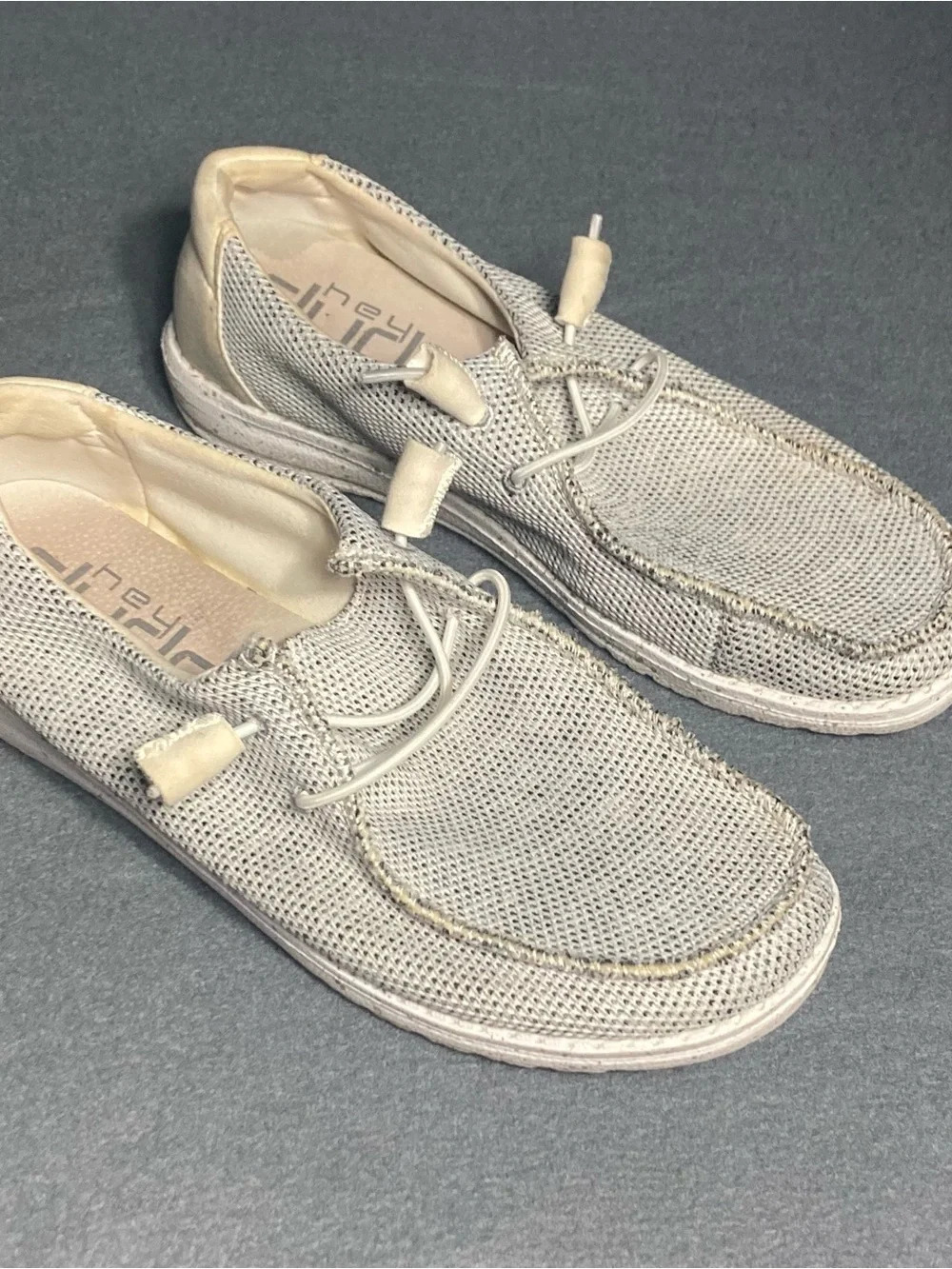 Hey Dude Lightweight Slip-On Loafers - Beige